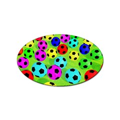 Balls Colors Sticker Oval (10 Pack) by Ket1n9