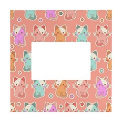 Cute Kawaii Kittens Seamless Pattern White Box Photo Frame 4  X 6  by Grandong