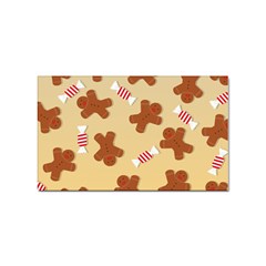 Gingerbread Christmas Time Sticker (rectangular) by Pakjumat