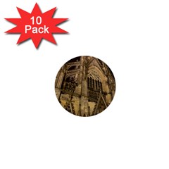 Cologne-church-evening-showplace 1  Mini Buttons (10 Pack)  by Amaryn4rt