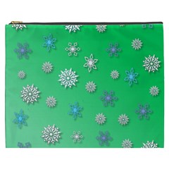 Snowflakes-winter-christmas-overlay Cosmetic Bag (xxxl) by Amaryn4rt