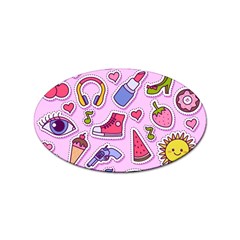 Fashion-patch-set Sticker Oval (10 Pack) by Amaryn4rt