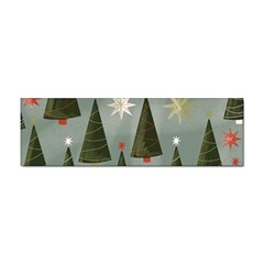 Christmas Trees Pattern Wallpaper Sticker (bumper) by Pakjumat