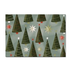 Christmas Trees Pattern Wallpaper Sticker A4 (10 Pack) by Pakjumat