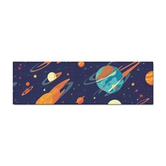 Space Galaxy Planet Universe Stars Night Fantasy Sticker (bumper) by Pakjumat