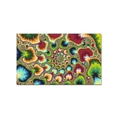 Colorful Psychedelic Fractal Trippy Sticker Rectangular (10 Pack) by Modalart