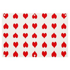 Heart Red Love Valentines Day Banner And Sign 6  X 4  by Bajindul