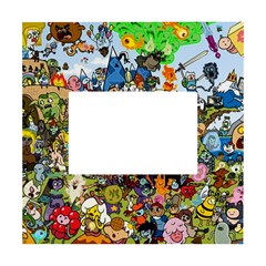 Cartoon Characters Tv Show  Adventure Time Multi Colored White Box Photo Frame 4  X 6  by Sarkoni
