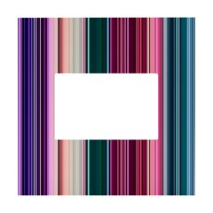 Vertical Line Color Lines Texture White Box Photo Frame 4  X 6  by Pakjumat