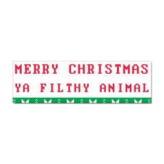 Merry Christmas Ya Filthy Animal Sticker Bumper (100 Pack) by Pakjumat
