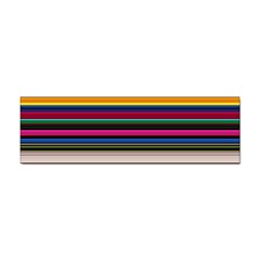 Horizontal Lines Colorful Sticker (bumper) by Pakjumat