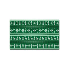 Wallpaper Ugly Sweater Backgrounds Christmas Sticker Rectangular (10 Pack) by artworkshop