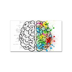 Brain Mind Psychology Idea Drawing Sticker Rectangular (100 Pack) by Ndabl3x