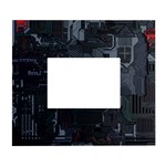 Abstract Tech Computer Motherboard Technology White Wall Photo Frame 5  x 7  Front