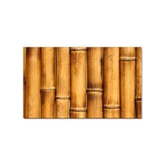 Brown Bamboo Texture  Sticker Rectangular (10 Pack) by nateshop