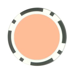 Peach Fuzz 2024 Poker Chip Card Guard by dressshop