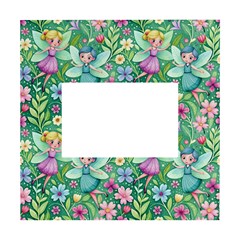 Fairies Fantasy Background Wallpaper Design Flowers Nature Colorful White Box Photo Frame 4  X 6  by Maspions