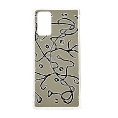 Sketchy Abstract Artistic Print Design Samsung Galaxy Note 20 Tpu Uv Case by dflcprintsclothing